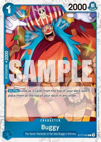 Buggy - ST17-003 (Pirate Foil) #ST17-003 Premium Booster -The Best- Vol. 2