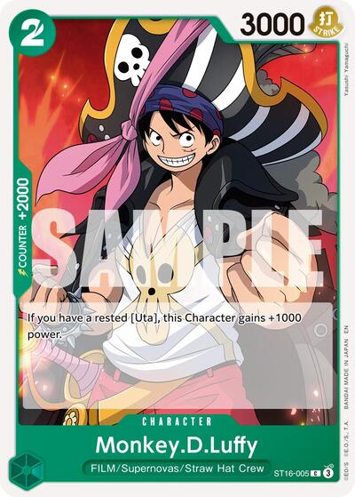 Monkey.D.Luffy - ST16-005 (Reprint) #ST16-005 Premium Booster -The Best- Vol. 2