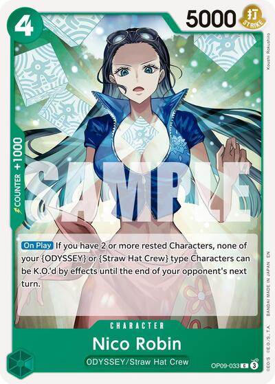 Nico Robin - OP09-033 (Reprint) #OP09-033 Premium Booster -The Best- Vol. 2