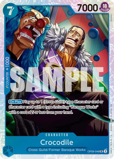 Crocodile - OP09-046 (Reprint) #OP09-046 Premium Booster -The Best- Vol. 2