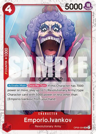 Emporio.Ivankov (Pirate Foil) #OP05-004 Premium Booster -The Best- Vol. 2