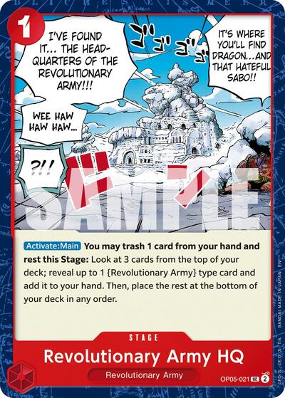 Revolutionary Army HQ (Reprint) #OP05-021 Premium Booster -The Best- Vol. 2