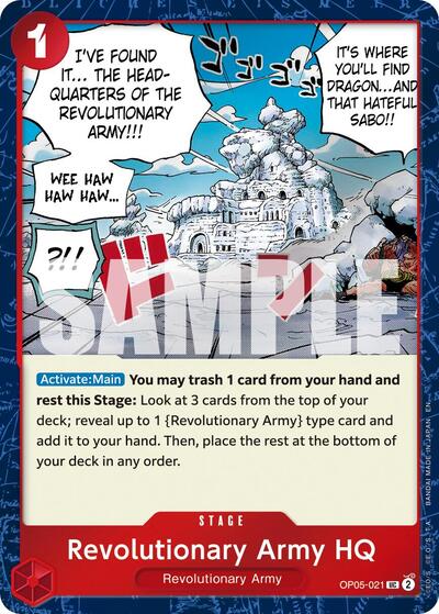 Revolutionary Army HQ (Pirate Foil) #OP05-021 Premium Booster -The Best- Vol. 2