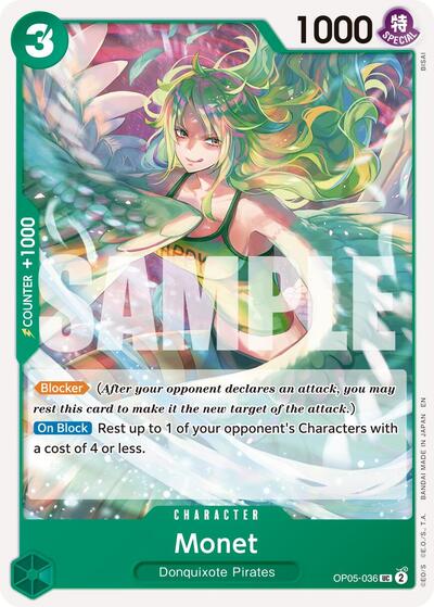 Monet (Reprint) #OP05-036 Premium Booster -The Best- Vol. 2