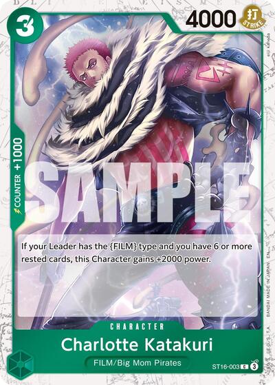 Charlotte Katakuri (Pirate Foil) #ST16-003 Premium Booster -The Best- Vol. 2