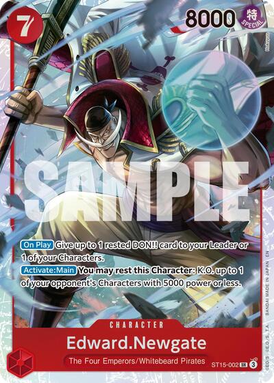Edward.Newgate - ST15-002 (Reprint) #ST15-002 Premium Booster -The Best- Vol. 2