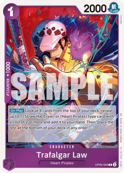 Trafalgar Law - OP09-069 (Reprint) #OP09-069 Premium Booster -The Best- Vol. 2