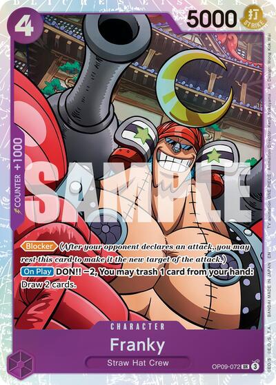 Franky - OP09-072 (Reprint) #OP09-072 Premium Booster -The Best- Vol. 2
