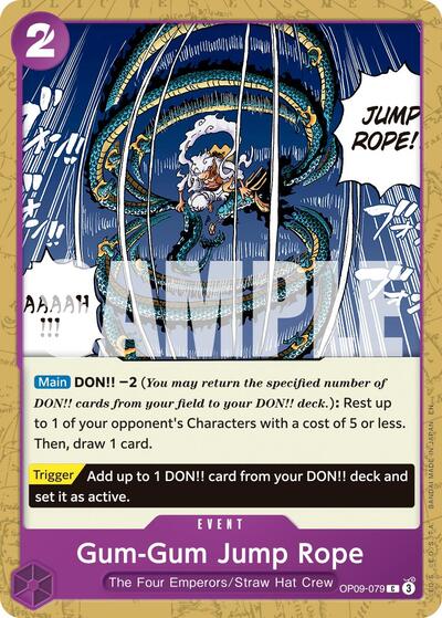 Gum-Gum Jump Rope (Reprint) #OP09-079 Premium Booster -The Best- Vol. 2