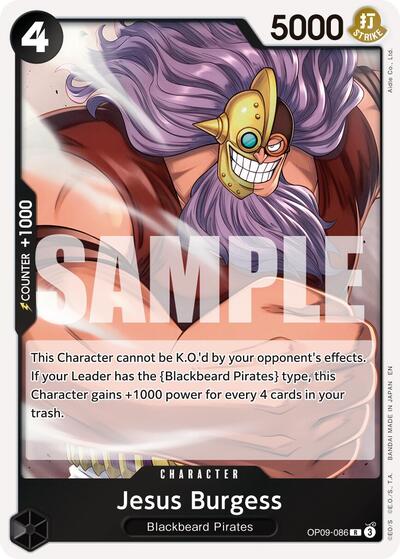 Jesus Burgess (Reprint) #OP09-086 Premium Booster -The Best- Vol. 2
