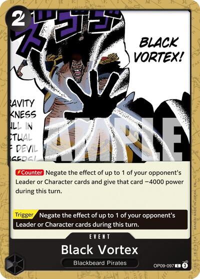 Black Vortex (Reprint) #OP09-097 Premium Booster -The Best- Vol. 2