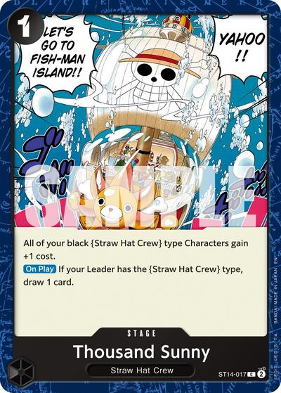Thousand Sunny (Reprint) #ST14-017 Premium Booster -The Best- Vol. 2