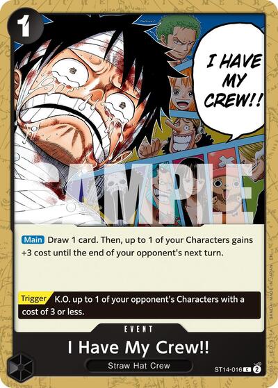 I Have My Crew!! (Reprint) #ST14-016 Premium Booster -The Best- Vol. 2