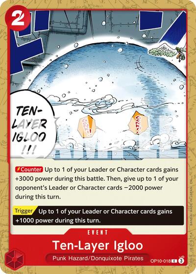 Ten-Layer Igloo (Reprint) #OP10-018 Premium Booster -The Best- Vol. 2
