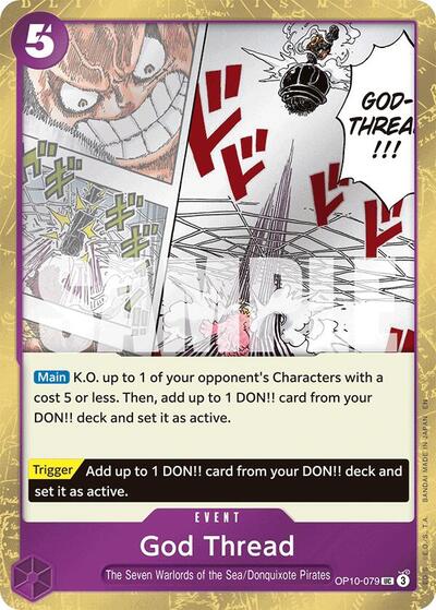 God Thread (Pirate Foil) #OP10-079 Premium Booster -The Best- Vol. 2