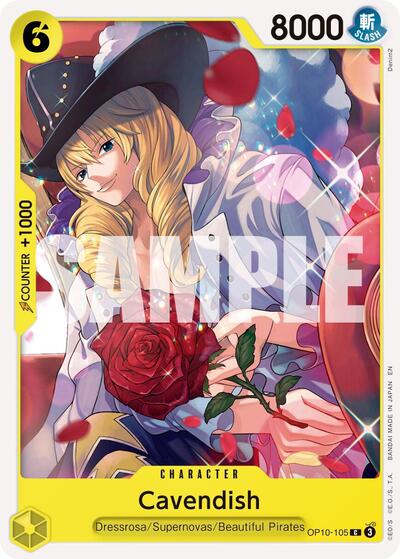 Cavendish - OP10-105 (Reprint) #OP10-105 Premium Booster -The Best- Vol. 2