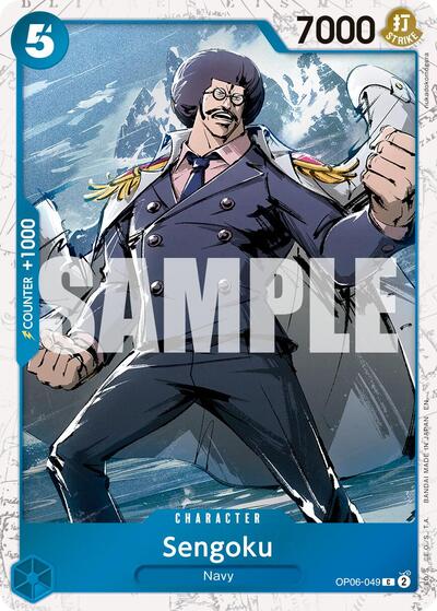 Sengoku - OP06-049 (Pirate Foil) #OP06-049 Premium Booster -The Best- Vol. 2