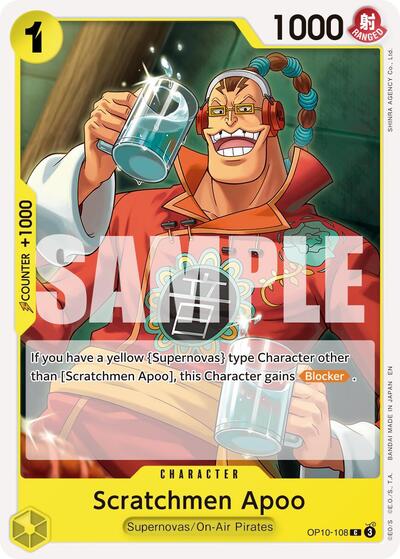 Scratchmen Apoo - OP10-108 (Reprint) #OP10-108 Premium Booster -The Best- Vol. 2
