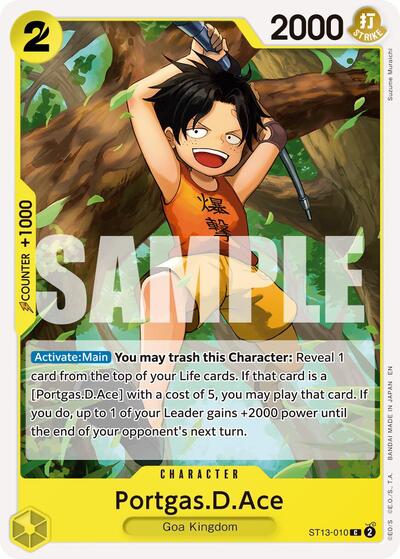 Portgas.D.Ace - ST13-010 (Reprint) #ST13-010 Premium Booster -The Best- Vol. 2
