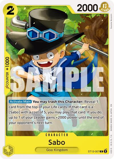 Sabo - ST13-007 (Reprint) #ST13-007 Premium Booster -The Best- Vol. 2