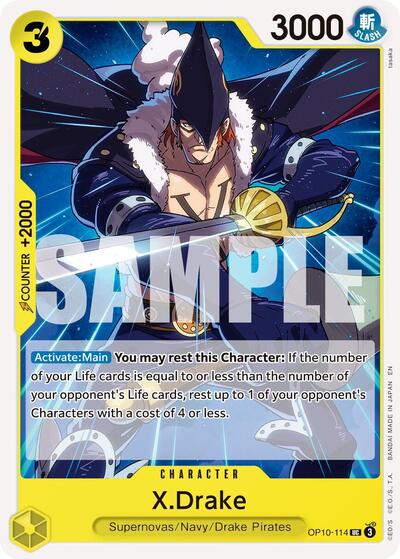 X.Drake (Reprint) #OP10-114 Premium Booster -The Best- Vol. 2