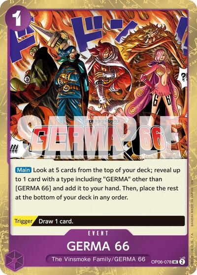 GERMA 66 (Pirate Foil) #OP06-078 Premium Booster -The Best- Vol. 2