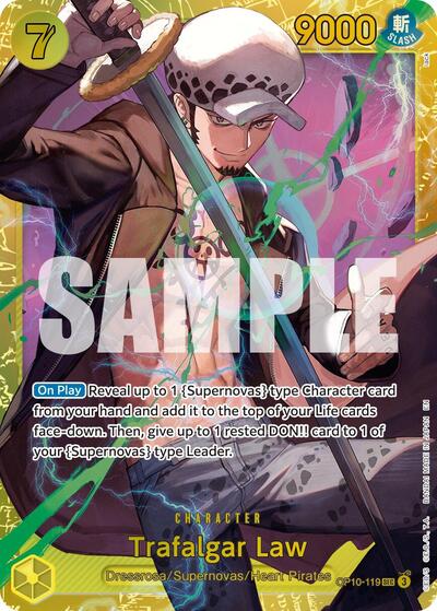 Trafalgar Law - OP10-119 (Reprint) #OP10-119 Premium Booster -The Best- Vol. 2