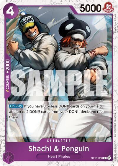 Shachi & Penguin (Pirate Foil) #ST10-008 Premium Booster -The Best- Vol. 2