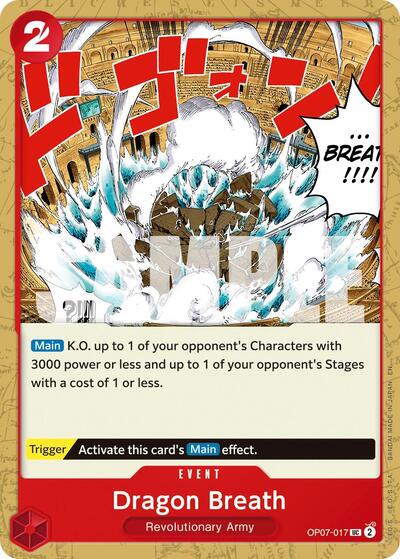 Dragon Breath (Reprint) #OP07-017 Premium Booster -The Best- Vol. 2
