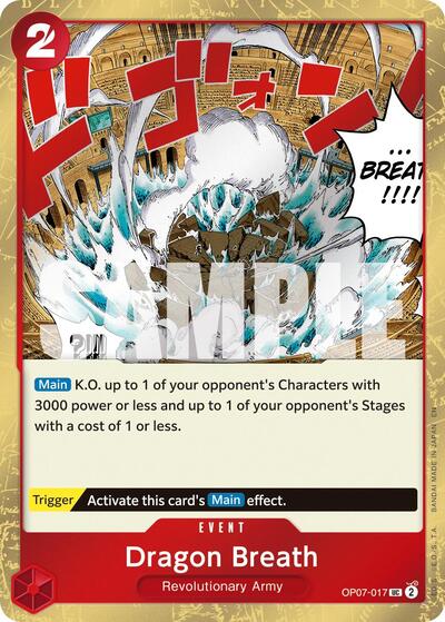 Dragon Breath (Pirate Foil) #OP07-017 Premium Booster -The Best- Vol. 2