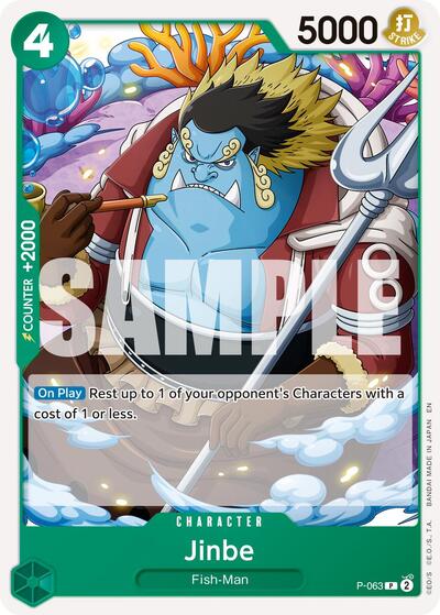 Jinbe - P-063 (Reprint) #P-063 Premium Booster -The Best- Vol. 2