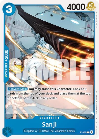 Sanji - P-068 (Reprint) #P-068 Premium Booster -The Best- Vol. 2