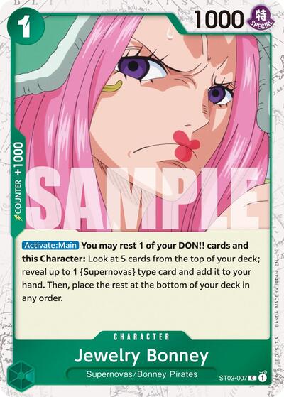 Jewelry Bonney - ST02-007 (Pirate Foil) #ST02-007 Premium Booster -The Best- Vol. 2