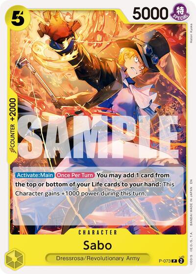 Sabo - P-073 (Reprint) #P-073 Premium Booster -The Best- Vol. 2