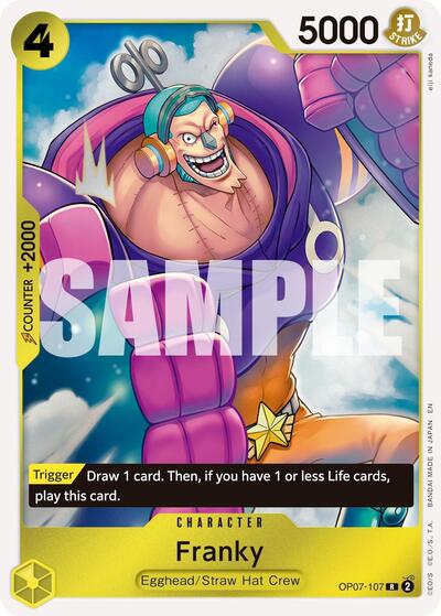 Franky - OP07-107 (Reprint) #OP07-107 Premium Booster -The Best- Vol. 2