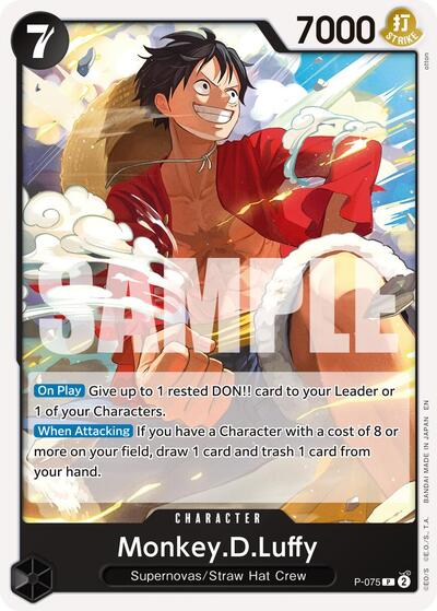 Monkey.D.Luffy - P-075 (Reprint) #P-075 Premium Booster -The Best- Vol. 2