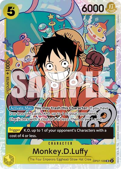 Monkey.D.Luffy - OP07-109 (Reprint) #OP07-109 Premium Booster -The Best- Vol. 2