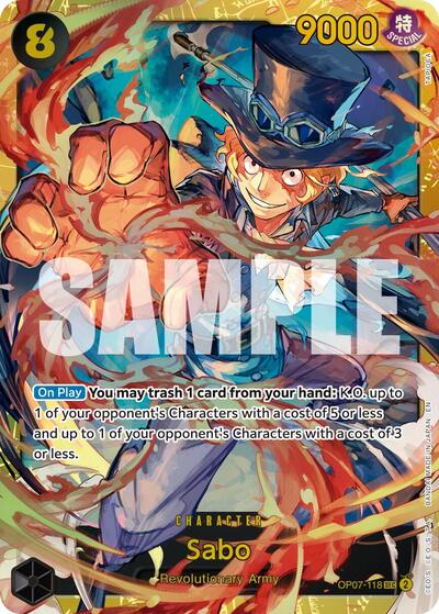 Sabo - OP07-118 (Reprint) #OP07-118 Premium Booster -The Best- Vol. 2