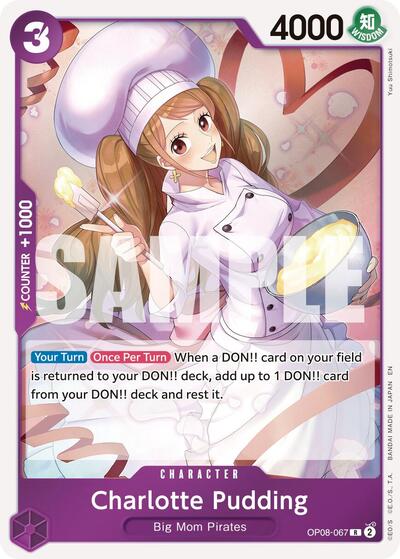 Charlotte Pudding - OP08-067 (Reprint) #OP08-067 Premium Booster -The Best- Vol. 2
