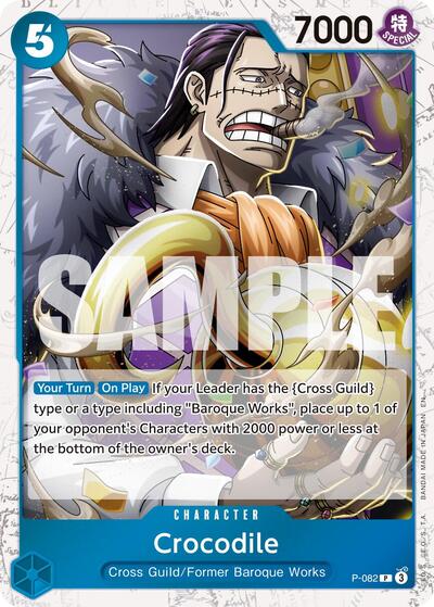 Crocodile - P-082 (Pirate Foil) #P-082 Premium Booster -The Best- Vol. 2