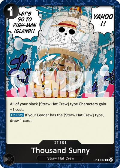 Thousand Sunny (Pirate Foil) #ST14-017 Premium Booster -The Best- Vol. 2