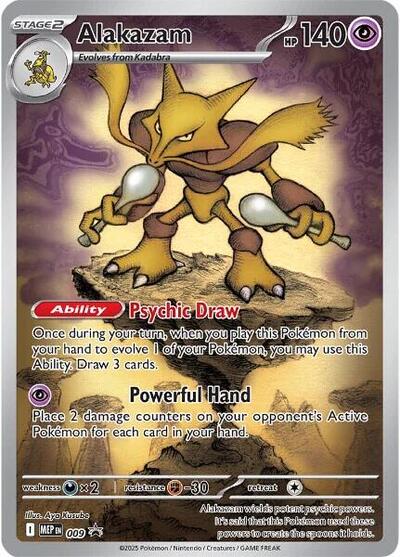 Alakazam #9 Mega Evolution Promo