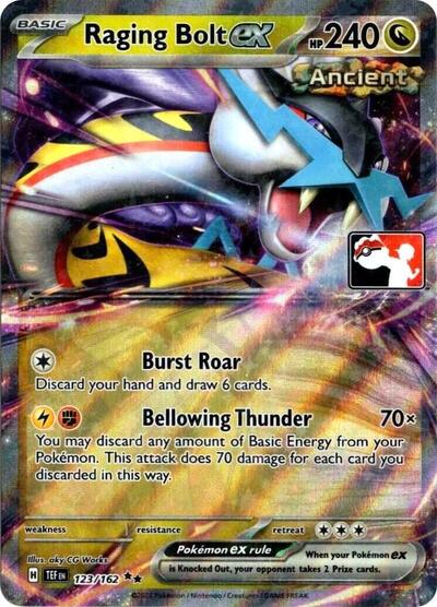 Raging Bolt ex #123 Prize Pack Series Cards