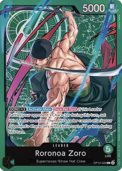 Roronoa Zoro - OP12-020 (Zoro Deck) #OP12-020 Learn Together Deck Set