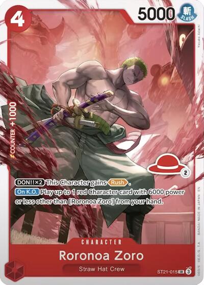 Roronoa Zoro - ST21-015 (Luffy Deck) #ST21-015 Learn Together Deck Set