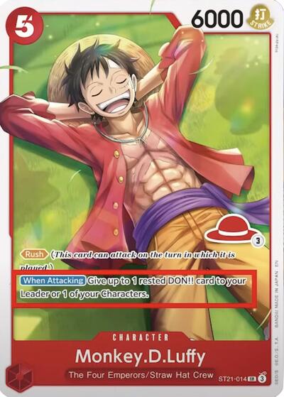 Monkey.D.Luffy - ST21-014 (Luffy Deck) #ST21-014 Learn Together Deck Set