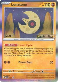Lunatone - 004 [Staff] #4 Mega Evolution Promo
