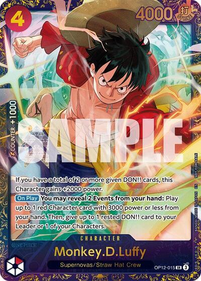 Monkey.D.Luffy (Treasure Cup 2025) #OP12-015 One Piece Promotion Cards