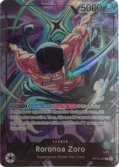 Roronoa Zoro - OP12-020 (Official Playmat Limited Edition Vol.4) #OP12-020 One Piece Promotion Cards