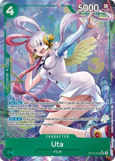 Uta (Alternate Art) #OP13-023 Carrying On His Will
